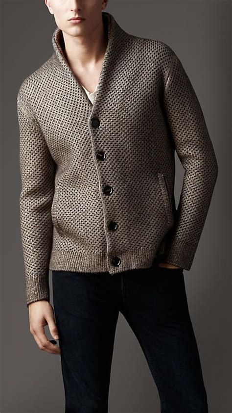 burberry long cardigan men|burberry jumpers for men.